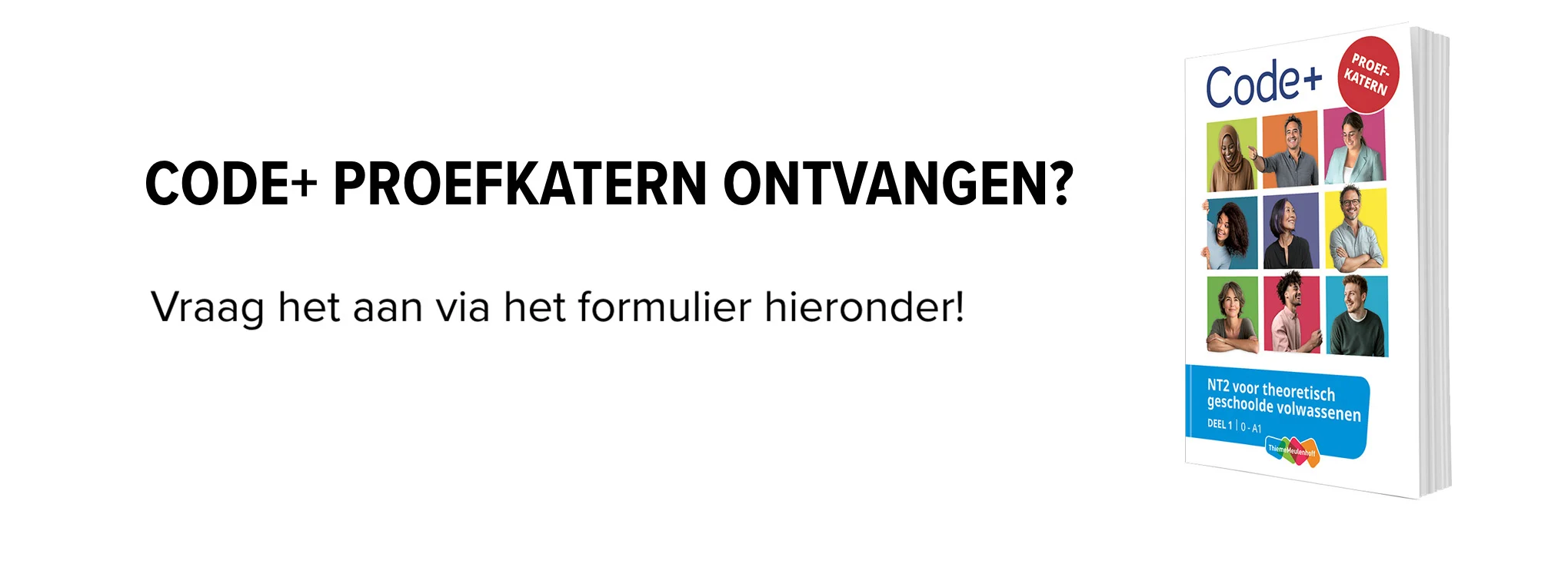 Proefkatern Code+ ontvangen - NT2