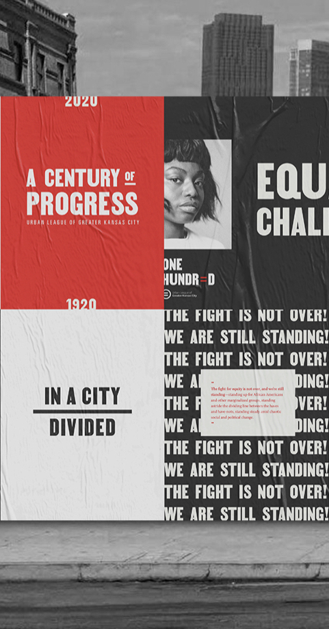 Urban League bus stop poster