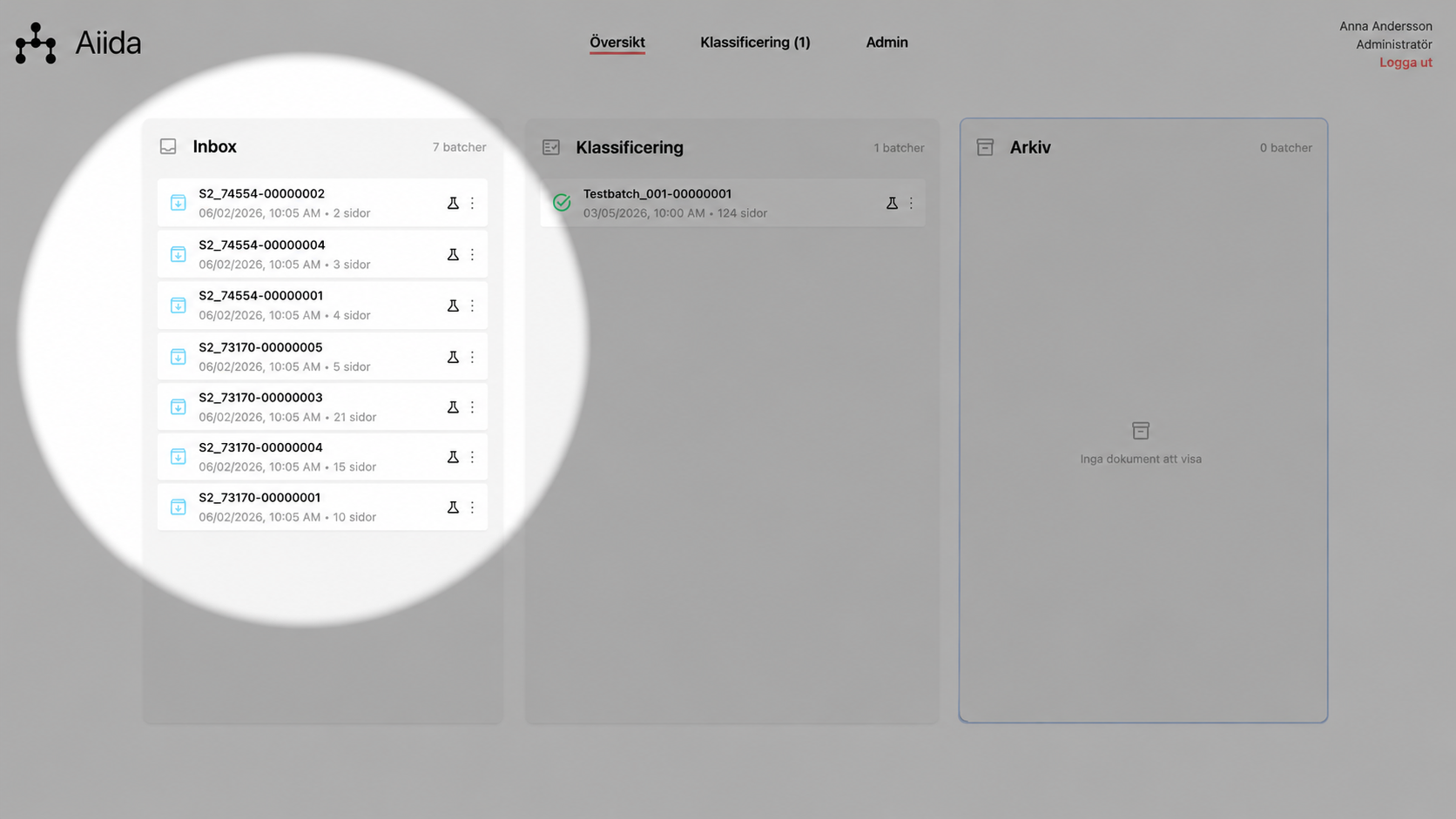 Ingest your scanned records