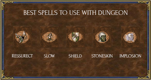 Best spells to use with Dungeon