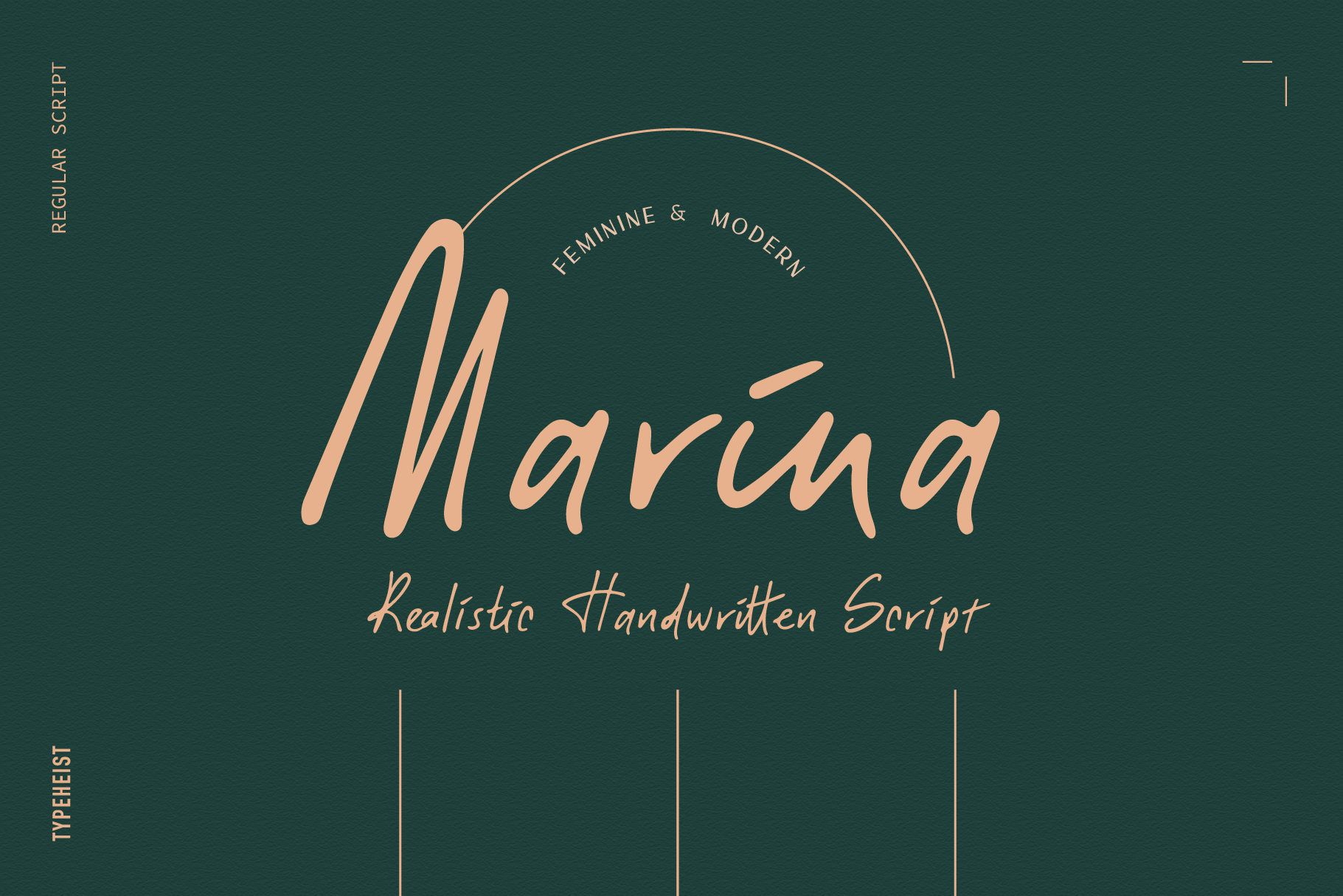 Marina: A feminine, yet modern, handwritten font