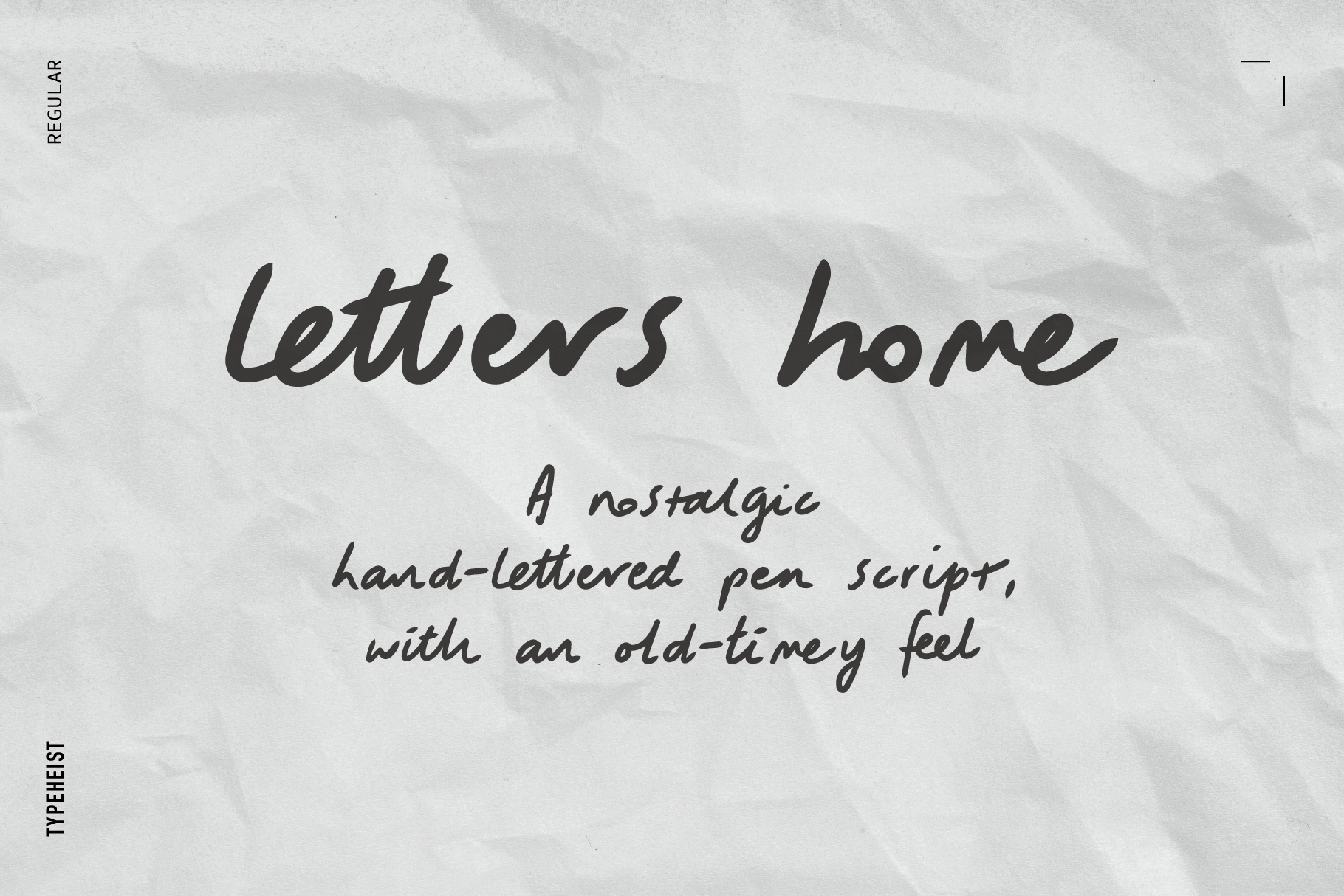 Letters Home: A nostalgic handwritten pen script with an old-timey feel