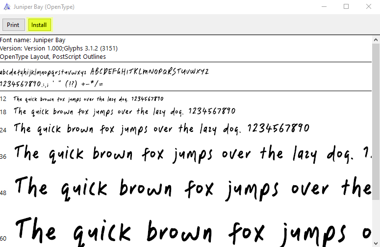 How to install custom fonts on PC