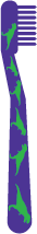 Kids toothbrush graphic