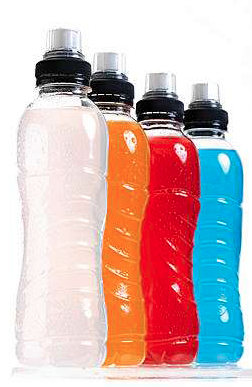 Variety of energy drinks