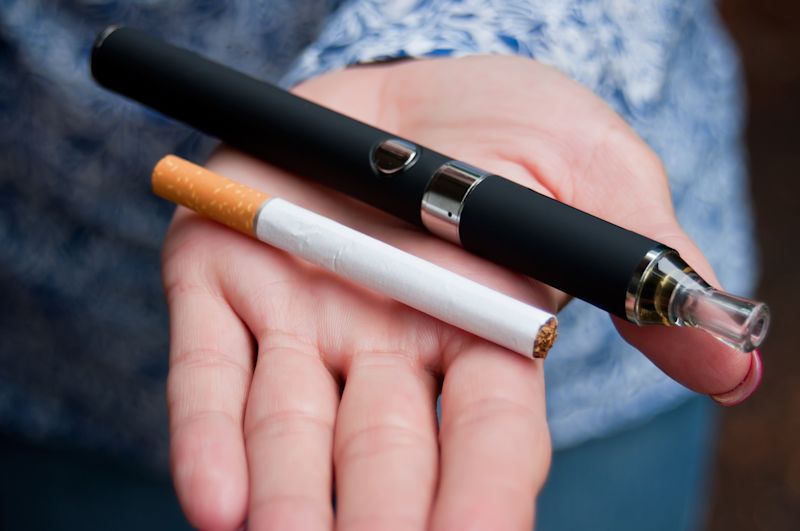 Vaporizing, or “vaping” tobacco products, have become a hot trend in the last 15 years, especially among young people. In fact, 16 percent of high school students reported using e-cigarettes in 2015, compared to just 1.5 percent in 2011. Many people believe that vaping is safer than smoking conventional cigarettes, but it’s important to understand that e-liquids usually contain nicotine and other chemicals that affect the mouth and body – no matter the delivery route.