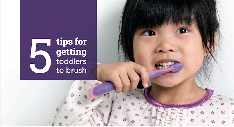 The fresh, clean feeling that comes with a good smile-scrubbing session is enough to get most people to brush – but toddlers aren’t “most people.” According to a pediatrician and author Dr. William Speaks, toddlers are mainly motivated by having fun and being happy. If you’ve got a pint-sized protestor on your hands, your best bet is to make brushing a fun event. Sound challenging? These five ideas will help you get started.