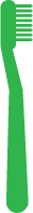 Traditional tooth brush graphic