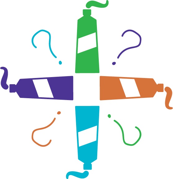 Graphic of 4 toothpaste tubes