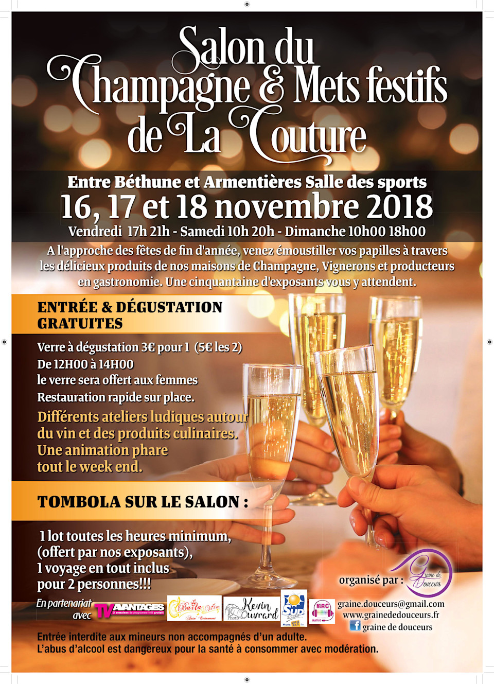 Salon du Champagne et Mets festifs de La Couture