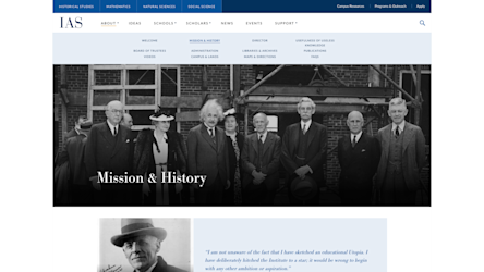 Desktop | Mission & History | Institute for Advanced Study