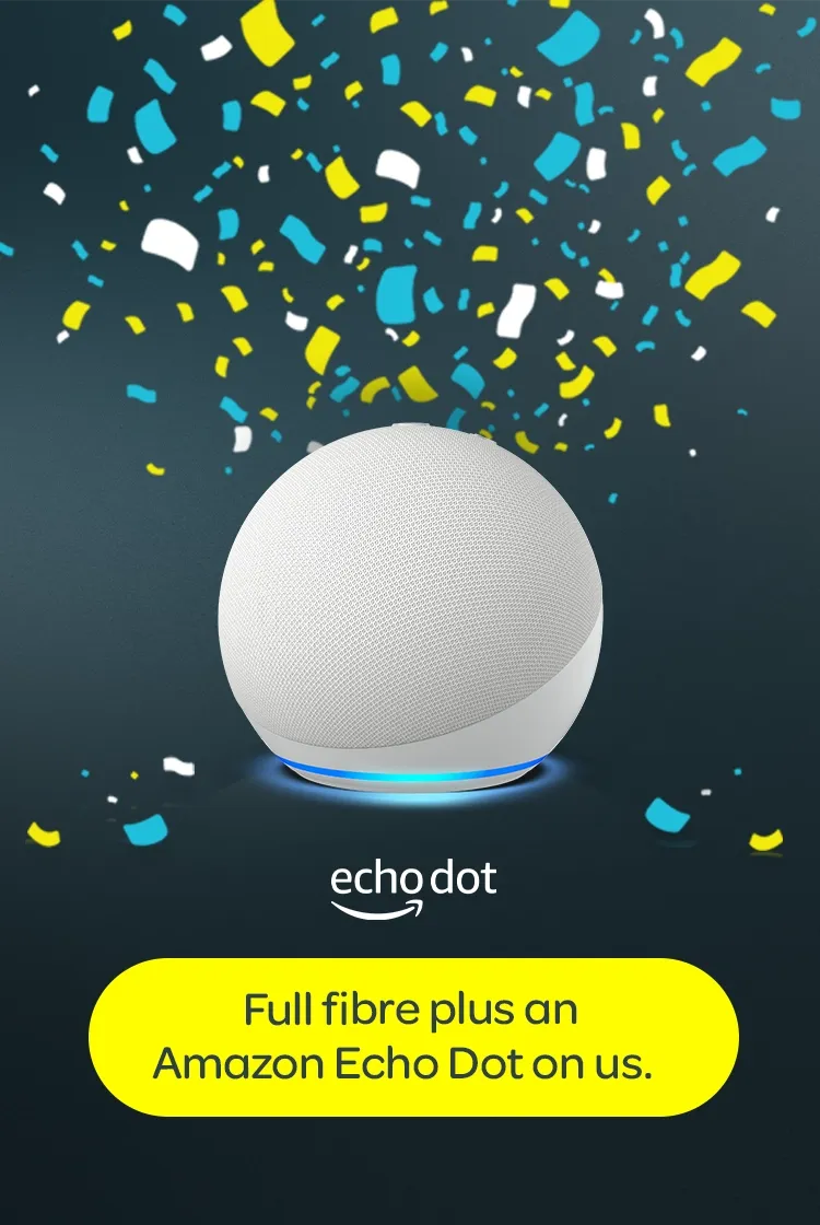 Get an Amazon Echo Dot on us