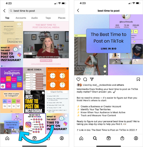 instagram seo