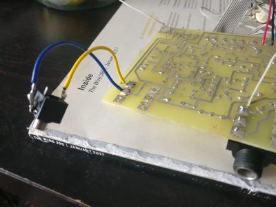 First jack soldered on