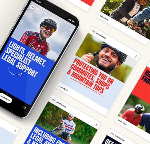 Driving membership growth for British Cycling with performance-focused creative campaigns