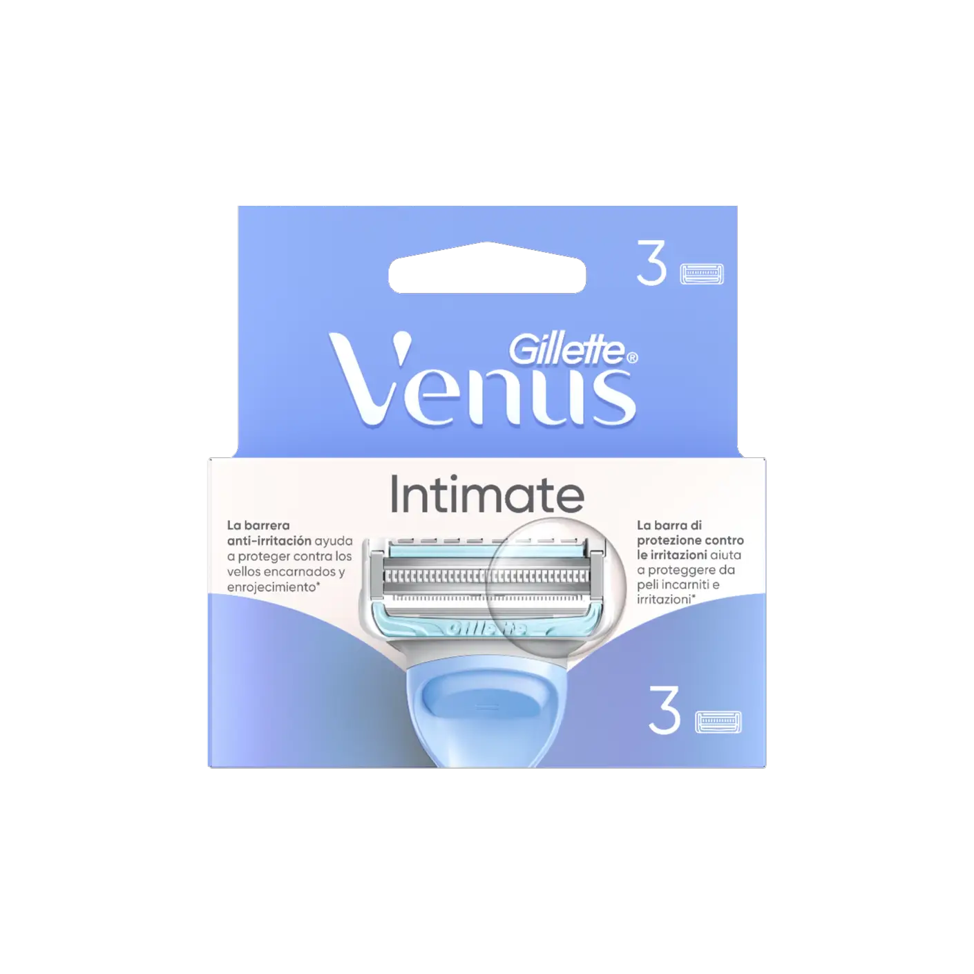 Venus maquinilla zona íntima