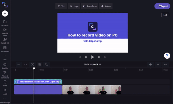 Step 7-How to record video on PC?-Clipchamp blog