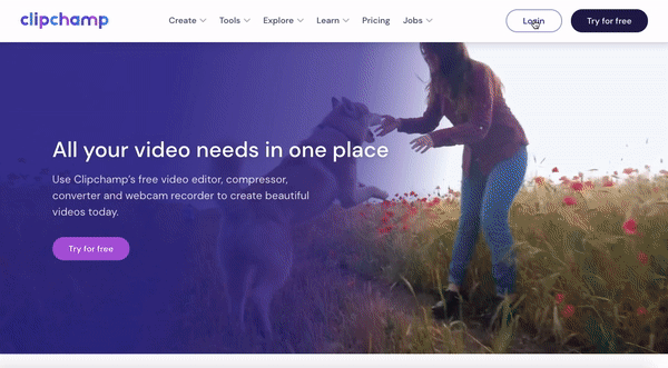 Clipchamp signup-How to Use Screen Recorder to Make Video Tutorials-Clipchamp Blog