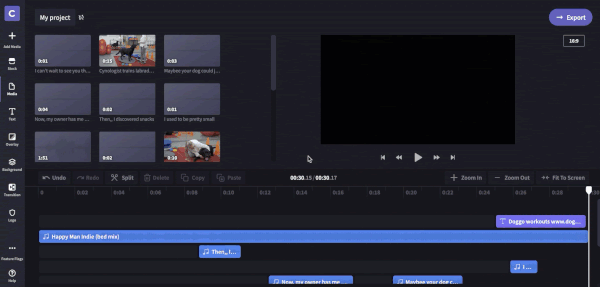 AI voice over step 8. Export your project