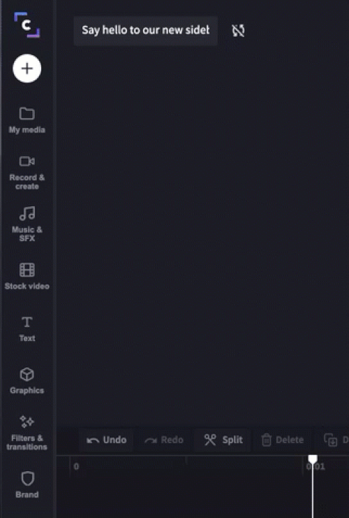 Screen recording of the editor showing the stock tabs.
