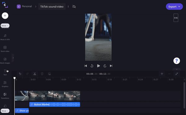 Step 6. Add captions to your TikTok video