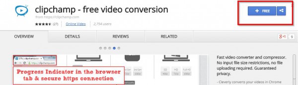 install clipchamp from the Chrome Web Store