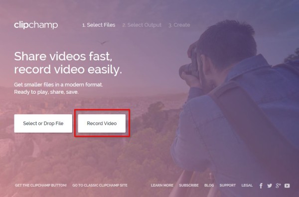 record-webcam-clipchamp
