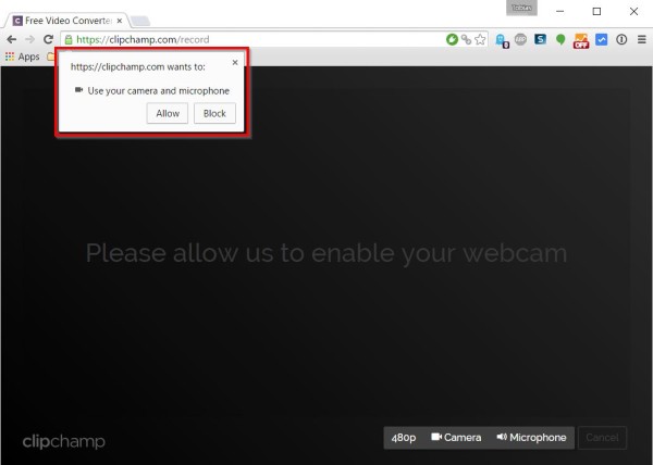 record-webcam-clipchamp