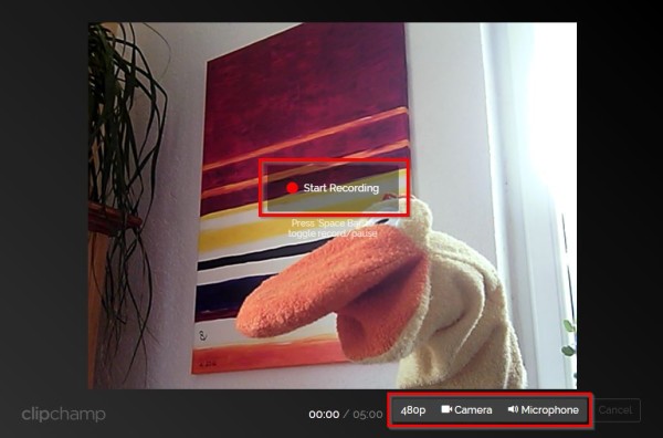 record-webcam-clipchamp