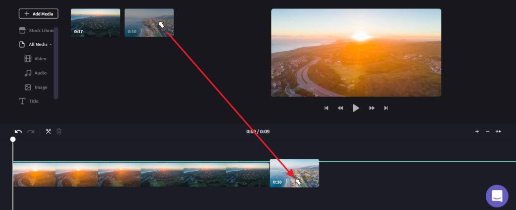 Add a video to combine in Clipchamp
