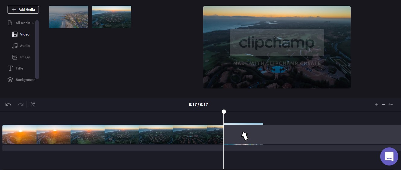 Adding video to your timeline step 2