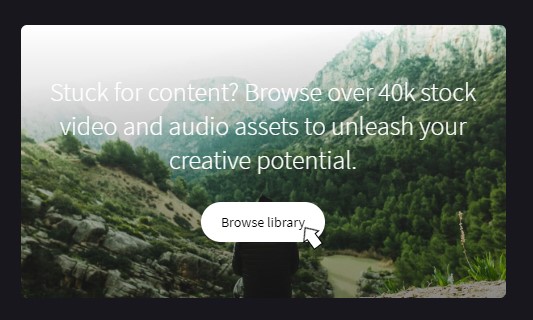 Browse media library