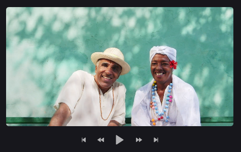 Video before colours have been adjusted