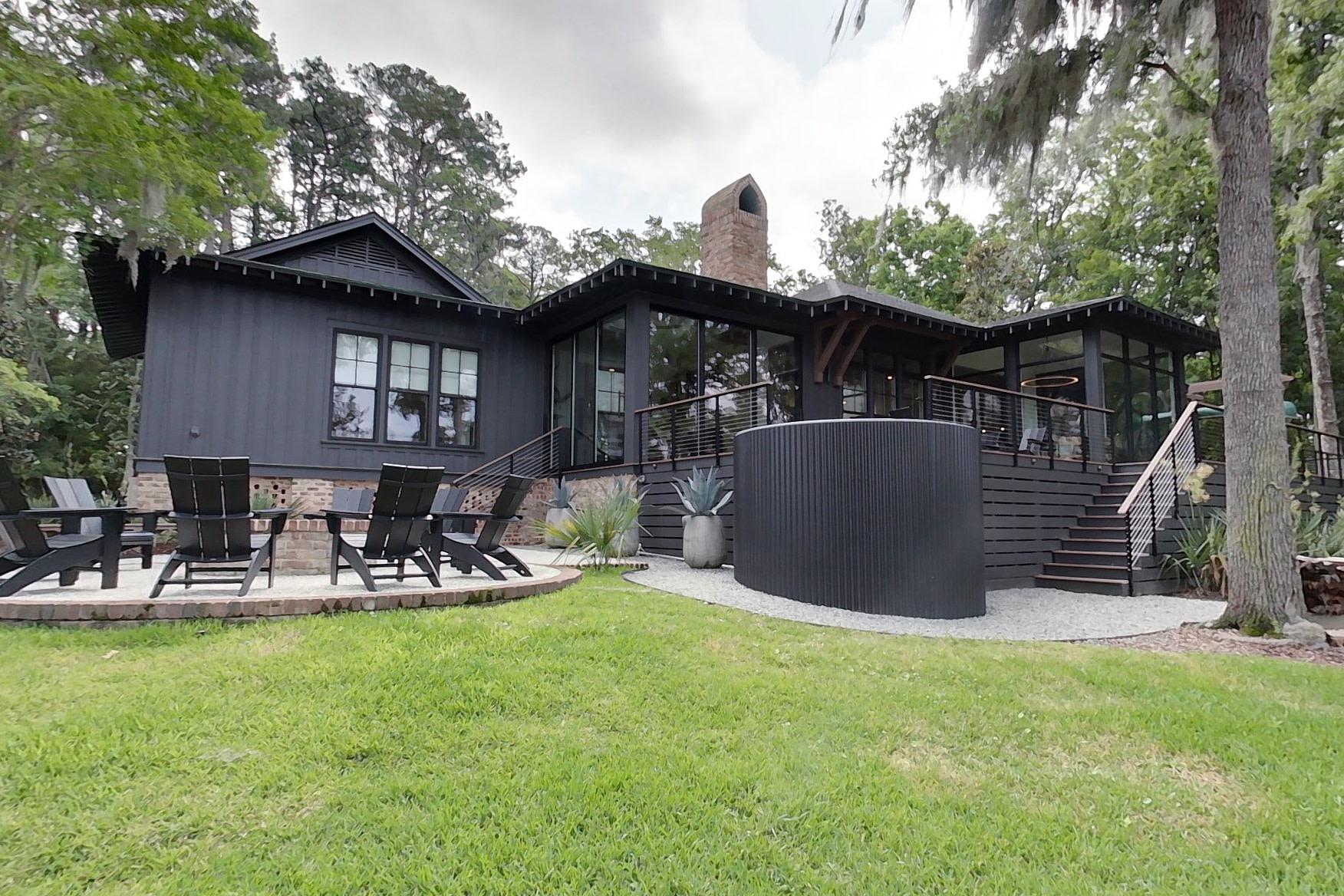 img 006 (26) exterior of home looking at firepit and pool