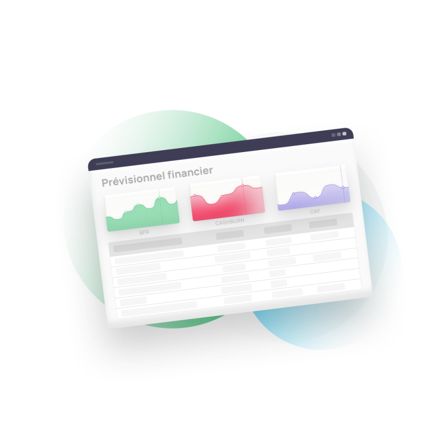 Modèle de prévisionnel financier gratuit pour start-ups réalisé par l'équipe d'expertise-comptable de Pennylane