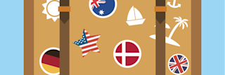 header with flags flag header