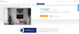 Canvas Factory customer reviews on product pages