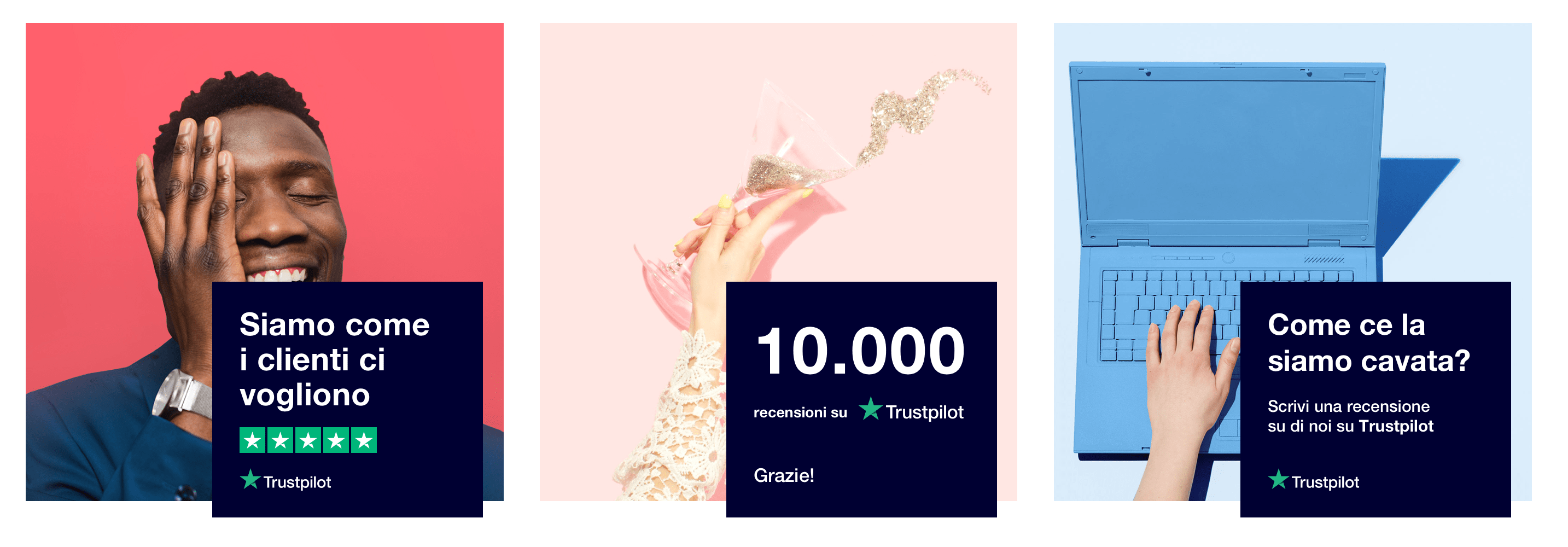 Illustration example of Trustpilot marketing templates marketing assets how-it-works IT