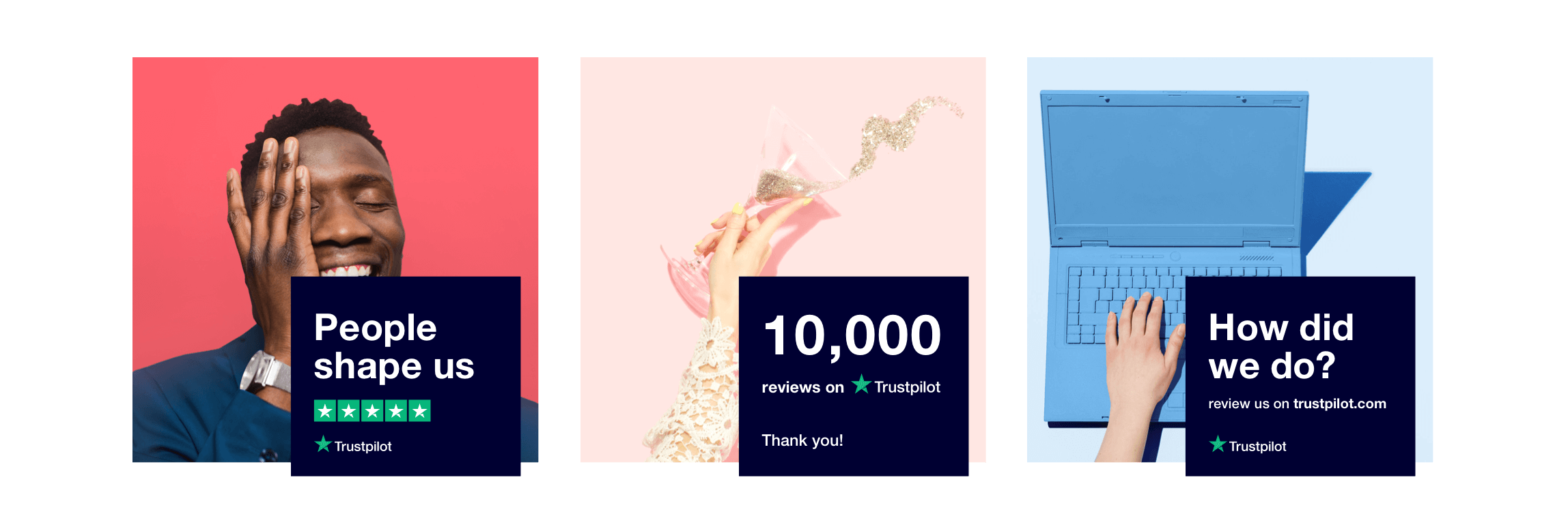 Illustration example of Trustpilot marketing templates Trustpilot marketing templates