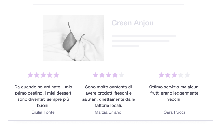 Illustration showing how Trustpilot's display API can be used to personalize TrustBox widgets IT - Display API