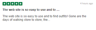 Example of on-site service reviews achieved with Trustpilot’s TrustBoxes