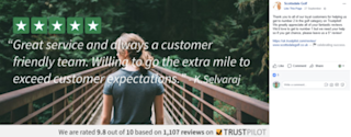 Scottdales uses reviews as social proof on Facebook Scottdales uses reviews as social proof on Facebook