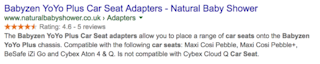 Baby Zen rich snippets