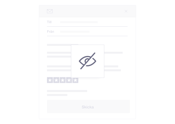 Product illustration of Business generated links sent through Trustpilot with advanced data privacy SE - Business generated links