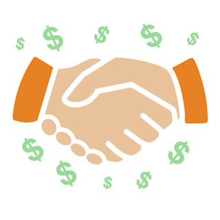 money handshake