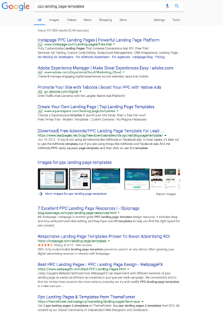 Instapage featured on Google trustpilot 5