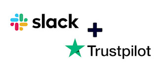 Logos von Slack und Trustpilot