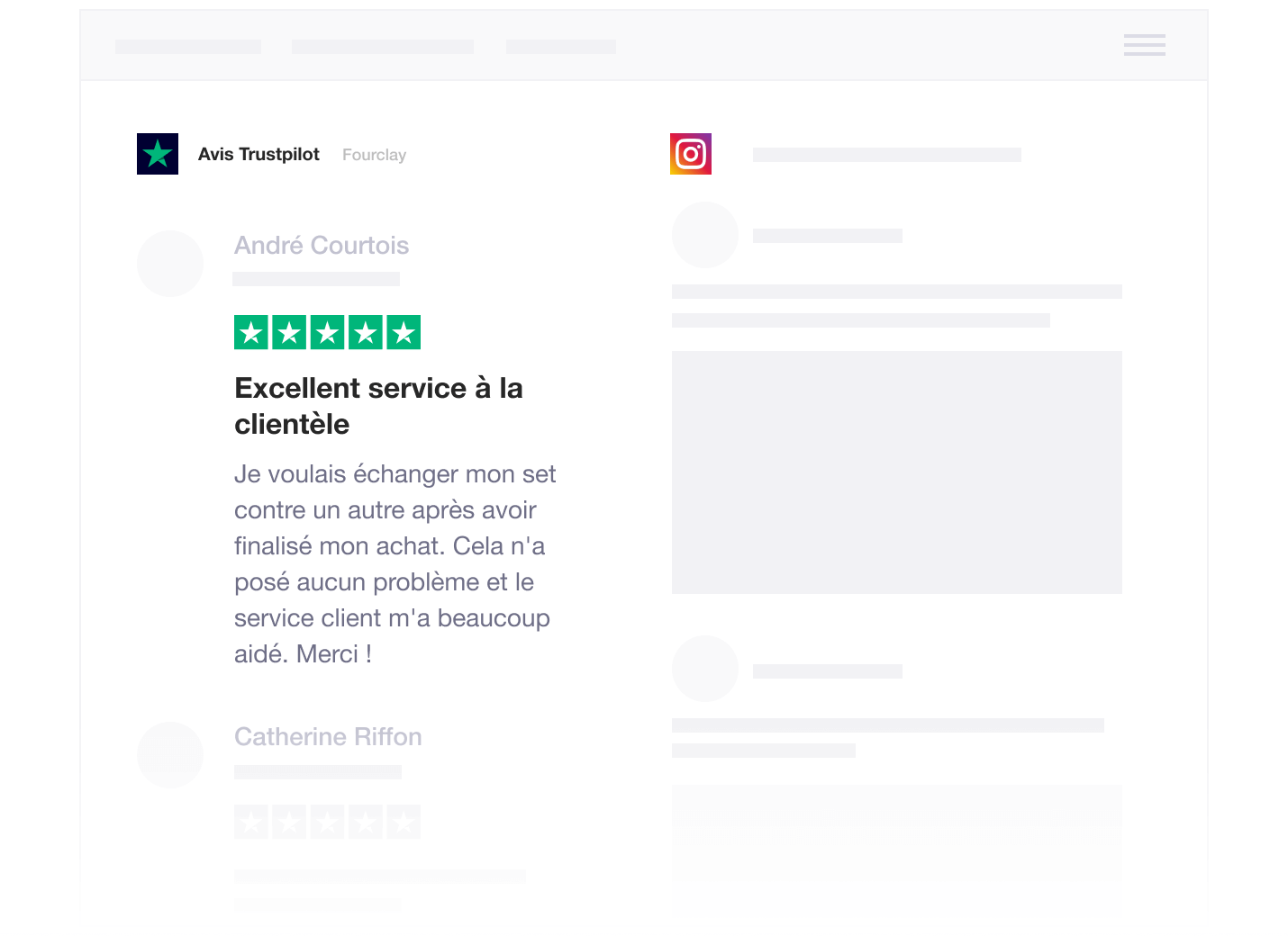 Illustration of Trustpilot's integration with Hootsuite FR - Hootsuite