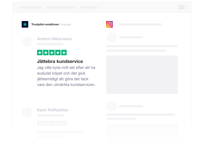 Illustration of Trustpilot's integration with Hootsuite SE - Hootsuite