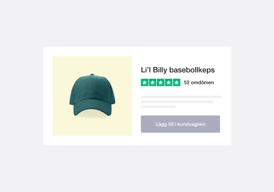 Illustration of a Trustpilot product review SE - Product Reviews